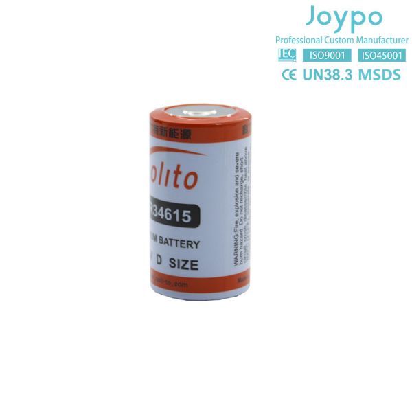 Buy cheap ER34615 3.6V Lithium Battery Cell 19000MAH Long Life Lithium Thionyl Chloride Battery from wholesalers