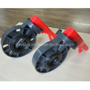 Buy cheap EPDM Rubber Seal Material Customized Plastic UPVC PVC Butterfly Valve with Lever-Type from wholesalers