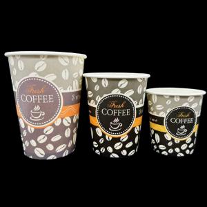 6oz 8oz 12oz Eco-Friendly Single Layer Paper Cup Water-Resistant and Non-Toxic