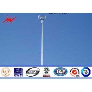 Buy cheap Telecommunication Antenna Steel Mono Pole Tower For Cell Phone Signal from wholesalers