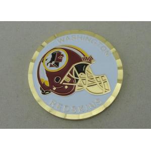 Buy cheap Personalized Coins Diamond Cut Edge With Soft Enamel For Corps from wholesalers