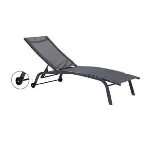 Buy cheap Heavy Duty Fabric Foldable Sun Lounger Adjustable Beach Lounge Chair from wholesalers