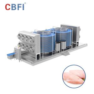 Buy cheap Air Cooling Quick Spiral Freezer Machine For Oyster from wholesalers