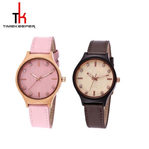 Quality Water Resistant Modern Wood Watches Unisex Custom Design And Logo for sale