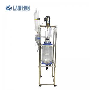 China Lab Glass Reactor Solvothermal Kettle Chemical Reaction double layer on sale