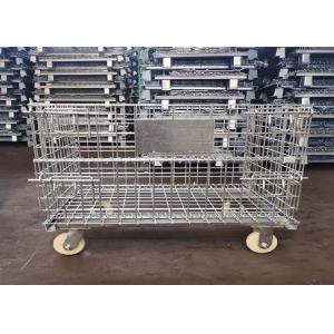 Stackable Anti Corrosion Wire Mesh Container 800mm Width