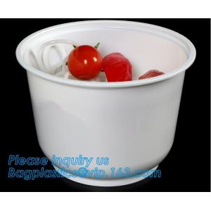 Pp Round disposable cheap high quality plastic bowl with lid,disposable package