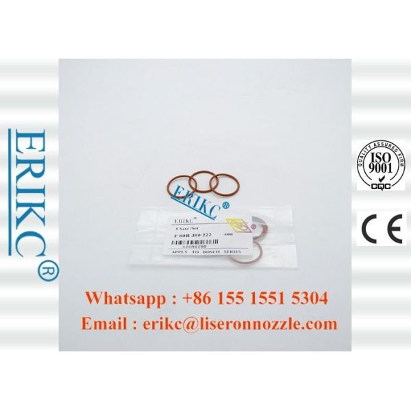 Quality ERIKC F00RJ00222 fuel solenoid valve o-ring F00R J00 222 bosch 120 series injector o ring F 00R J00 222 for F00RJ02703 for sale