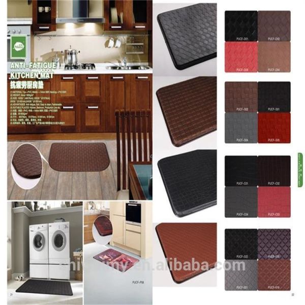 Buy cheap Black Grid pattern pu anti fatigue mat with NBR foam from wholesalers
