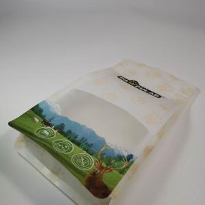 Buy cheap 150 Micron Pet Food Packaging Bag , Biodegradable Stand Up Pouch With Window from wholesalers