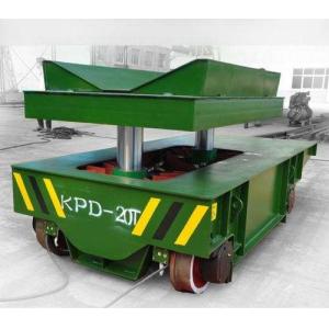 Buy cheap 2~63T Electric Power Supply Rail Track Flat Transfer Cart from wholesalers