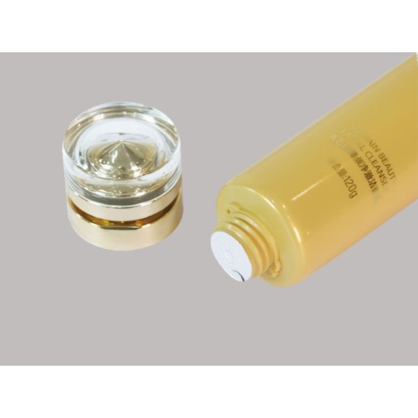 BB Cream Custom Cosmetic Tubes D40mm 70-180ml Plastic Facial Cream With Screw Cap