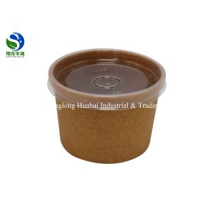 Buy cheap Biodegradable Eco friendly Kraft Salad Paper Bowl with Paper Lid from wholesalers