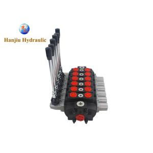 Buy cheap HSSD8 Forest Crane Valve 6 Bank Cylinder Spool Sectional Type Replace Walvoil Hydraulic Valves from wholesalers