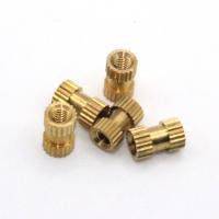 Buy cheap Passivated Brass Knurled Nut M3 M4 M5 M6 M8 M10 OEM Copper Knurled Inserts Nut product