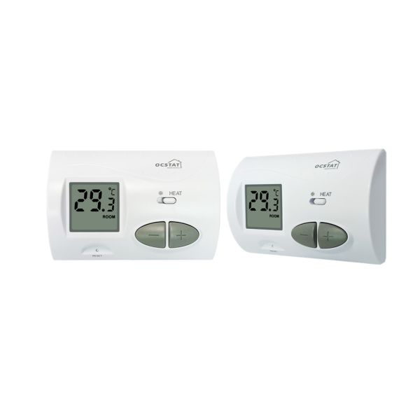 Buy cheap Riseem Customized Color Digital Room Thermostat Non - Programmable Anti - Flame ABS from wholesalers