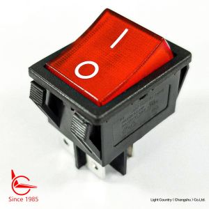 Buy cheap Good Quality Taiwan Brand R5 Rocker Switch, 32*25mm, ON-OFF, Red Lamp, 16A 250V from wholesalers