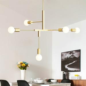 Buy cheap Industrial Light Modern Loft Ceiling Gold Black Chandelier Lamp Cliff Suspension Light（WH-MI-175) from wholesalers