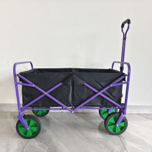 Buy cheap Folding Wagon Stroller Retractable Handle Practical Camping Cart Custom Wheel from wholesalers