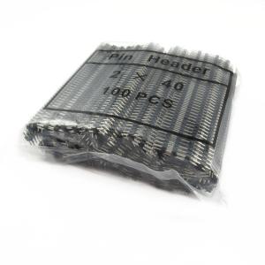 Buy cheap Colored 2x40P 40Pin 2.54mm 0.1" Straight Double Row Male Pin Header Strip from wholesalers