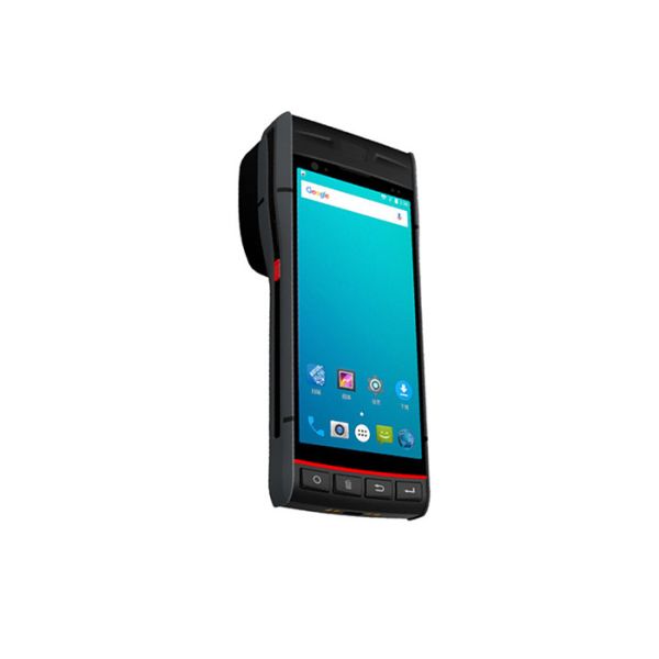 Buy cheap Android POS Data Collector Terminal QR Code PDA with Built in Thermal Label Printer from wholesalers