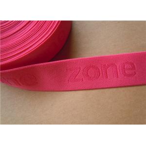 Buy cheap 38mm Custom Woven Ribbon Trim Underwear Elastic Band Embroidered from wholesalers