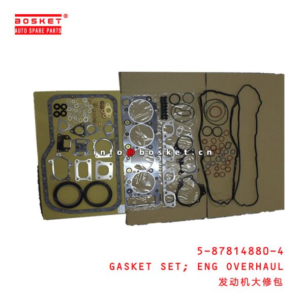 Quality 5-87814880-4 Engine Overhaul Gasket Set 5878148804 For ISUZU NPR 4HK1 for sale