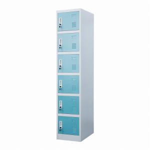 Buy cheap KD Structure Six Doors Gym Locker Storage Staff Metal Locker from wholesalers
