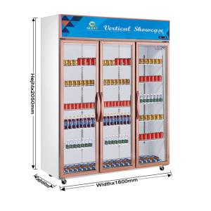 Buy cheap Stainless Steel Restaurant Beverage Cooler with 680L Capacity and 220W Power from wholesalers