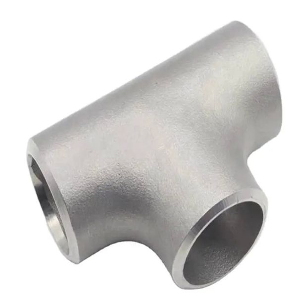 DIN Standard CUNI 90/10 Copper Nickel Equal Tee 1 1/2" Inch Galvanized Pipe