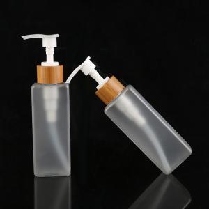 Square Shape Frosted PET Plastic Bottles For Sanitizer
