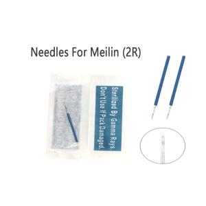1R Permanent Makeup Eyebrow Needles / 1 Prong Round Mosaic Needle