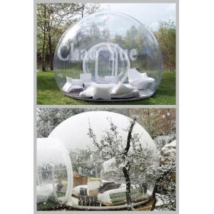 Buy cheap nflatable Clear Dome Tent, Inflatable Transparent Tent, Inflatable Lawn Tent from wholesalers