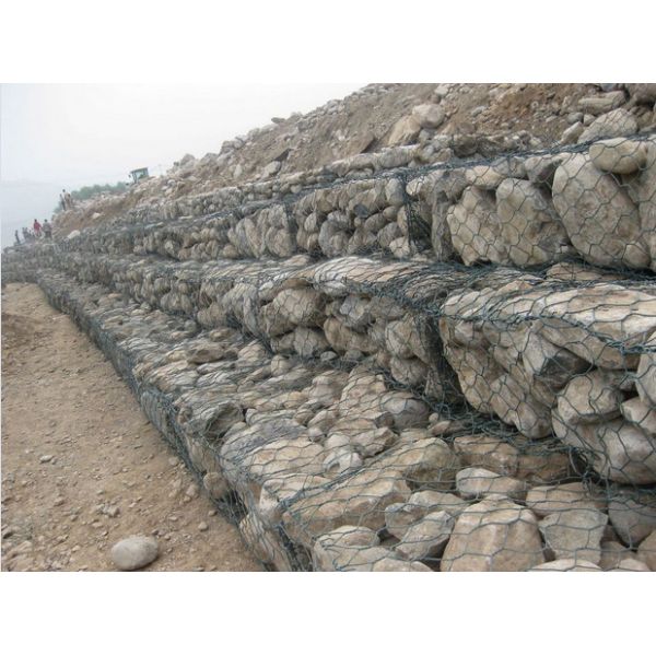 Quality Anti-Flood Bank Protection Hot Galvanized Gabion Wire Mesh Box for sale