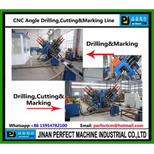 Buy cheap CNC Angle Drilling and Marking Line (Cutting Function in Option) from wholesalers