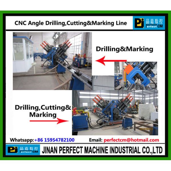 Quality CNC High Speed Angle Drilling and Marking Line for sale
