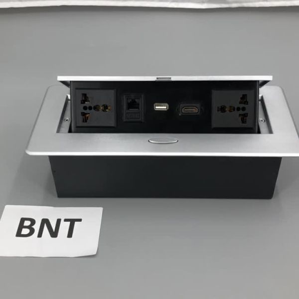 Buy cheap Office multimedia built in desk power data table socket box from wholesalers