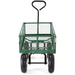 Buy cheap Versatile Steel Mesh Garden Trolley Cart for All Your Gardening Tasks from wholesalers