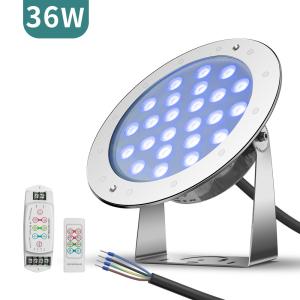 Buy cheap 35W 1200LM Waterproof Led Underwater Light RGB IP68 FCC from wholesalers