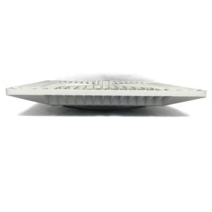 100W 150W LED Canopy Light IP65 16500LM White Finish CE For Parking Structures