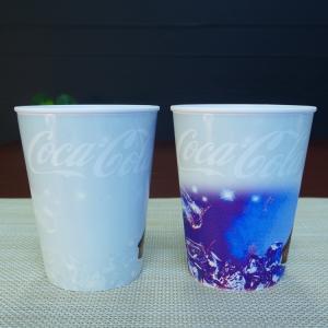420ml Pp Promotion Single Wall Plastic Cups AB Grade For Cola