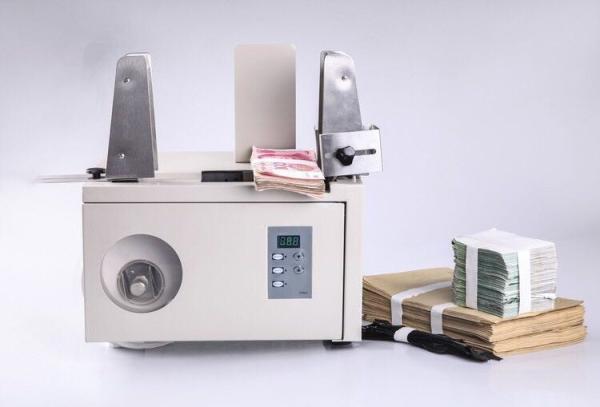 Quality Automatic Banknote Cross Binding Machine Currency Note Packer Bundling machine/Packing Bank Note heavy-duty for bank use for sale