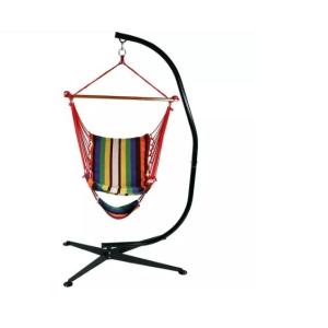 Buy cheap 300LBS C-shape Steel Frame Hammock Chair Stand for Backyard Patio Yard Balcony Bedroom from wholesalers