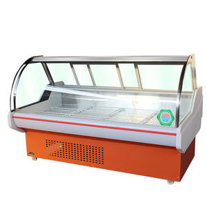 Easy Cleaning Refrigerated Deli Case , Ventilated Cooling Deli Display