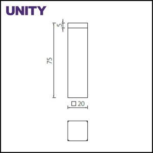 Square Door Stop Door Accessories Architectrual style Satin Finish