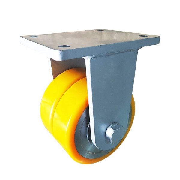 Buy cheap 0375 Inches Bolt Hole Size Super Heavy Duty Casters Polyurethane Wheels 4 X 45 Inches Plate Size Robust Heavy Load Capacity Wheels from wholesalers