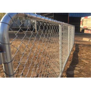 Galvanized Steel 42 In Width X 72 In Height Garden Chain Link Gate