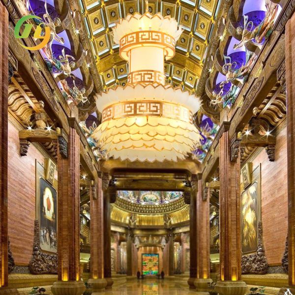 Customized European Religious Churches Luxurious Lotus Chandelier Muslim luxury