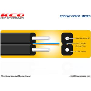 Buy cheap Single Mode G657A 2fo 2 FRP Optica Fibra Flat 8 Figure FTTH Drop Cable Anatel from wholesalers