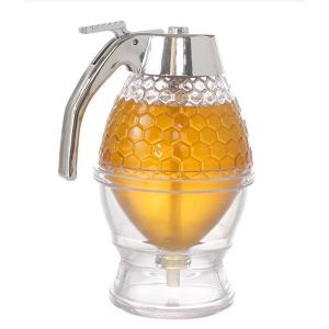 Buy cheap Drip free honey dispenser transparent acrylic 200ml honeypot muffin companion from wholesalers